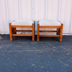 Pair Of Stickley Living Room Footstool 89-495