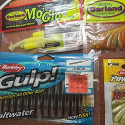 A lot of Bobby Garlands crappie baits and more !