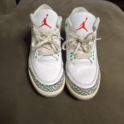 Size 10 Jordan Green And White 