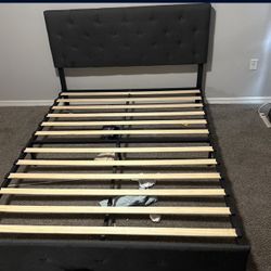 Full Size Bed Frame W/ Mattress