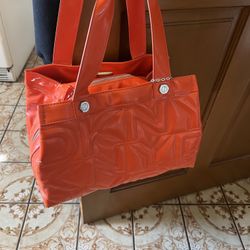 DKNY Orange Bag Size 13/9