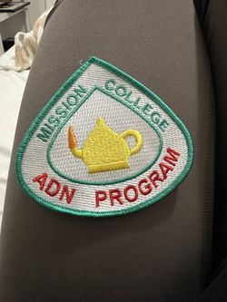 Mission College ADN Program embroidered patch