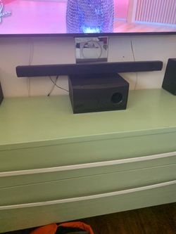 LG soundbar subwoofer and remote ( no reservations or holding)