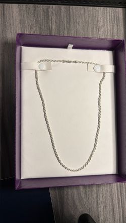 18 inch 925 Silver rope chain