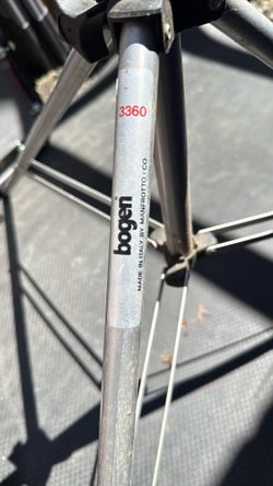 Bogen Manfrotto Camera/monocular Tripod 80”+ In Height