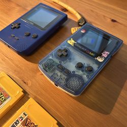 2 Game boys and Three Games Tested And Working