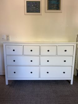 🤍 IKEA HEMNES 8-Drawer Dresser – White
