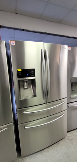 Samsung 4‑Door French Door Fridge – Stainless, Ice & Water