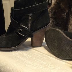 Dolce Vita Size 9 Black Ankle Boots Excellent Condition 