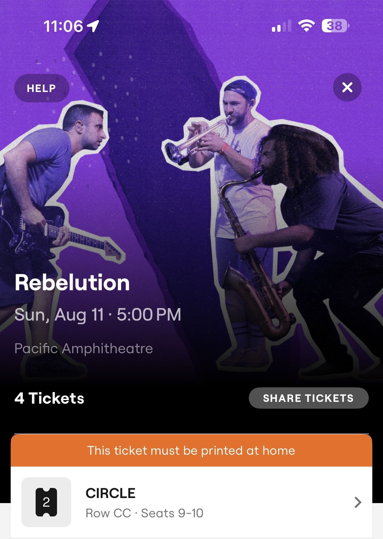 Rebelution Concert Sunday Aug 11 OC fair included