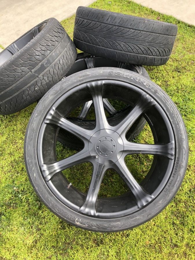 24” wheels and tires