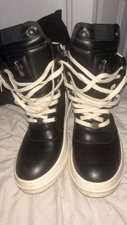 Rick owens x chrome hearts geobaskets