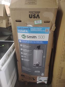 New 50 Gallon Gas Water Heater, Delivery Available!!!