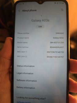 Samsung Galaxy A03s