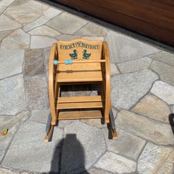 Vintage  Teeter totter  Childs Rocking Chair  
