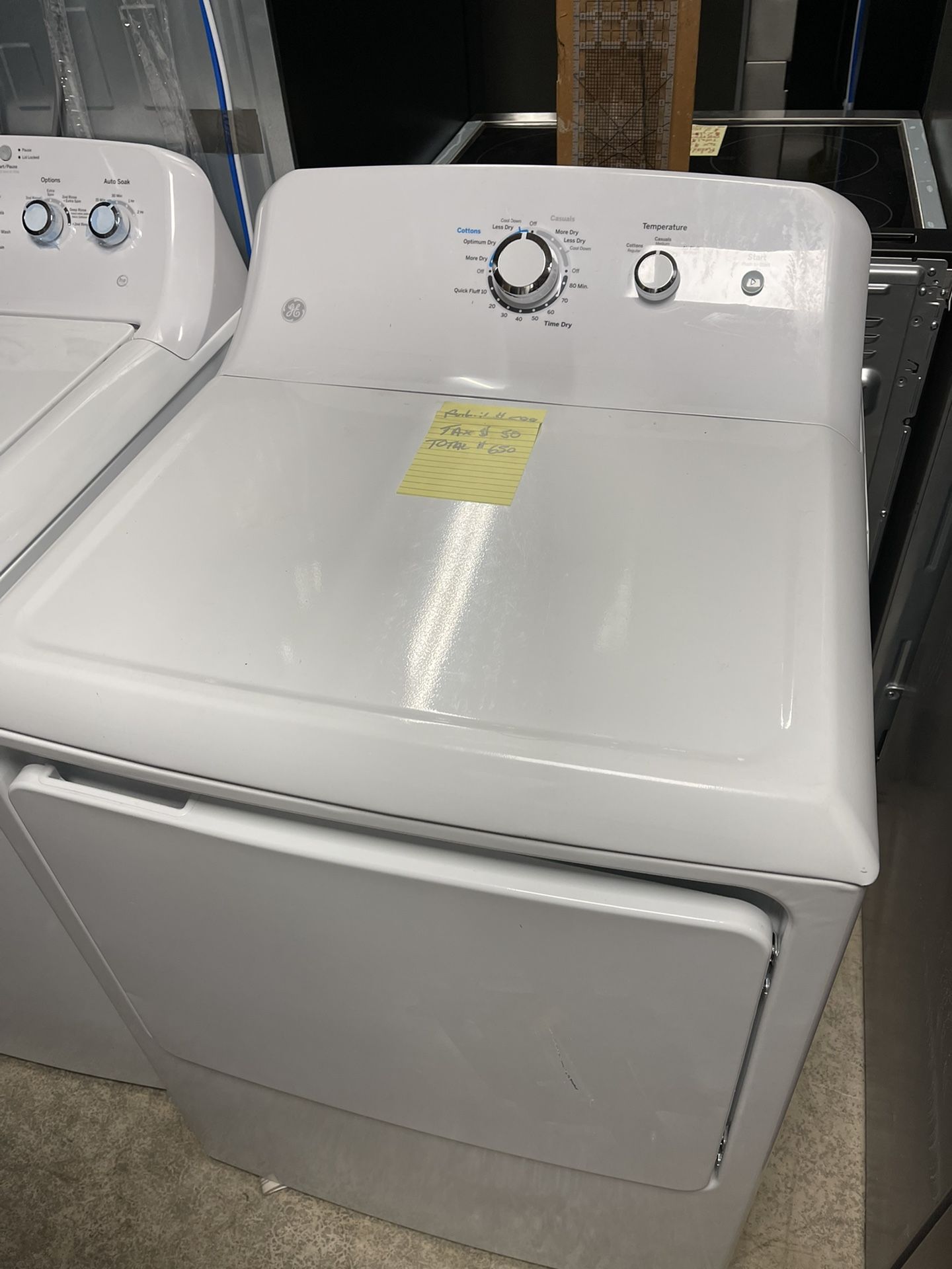 GE WASHER DRYER SET