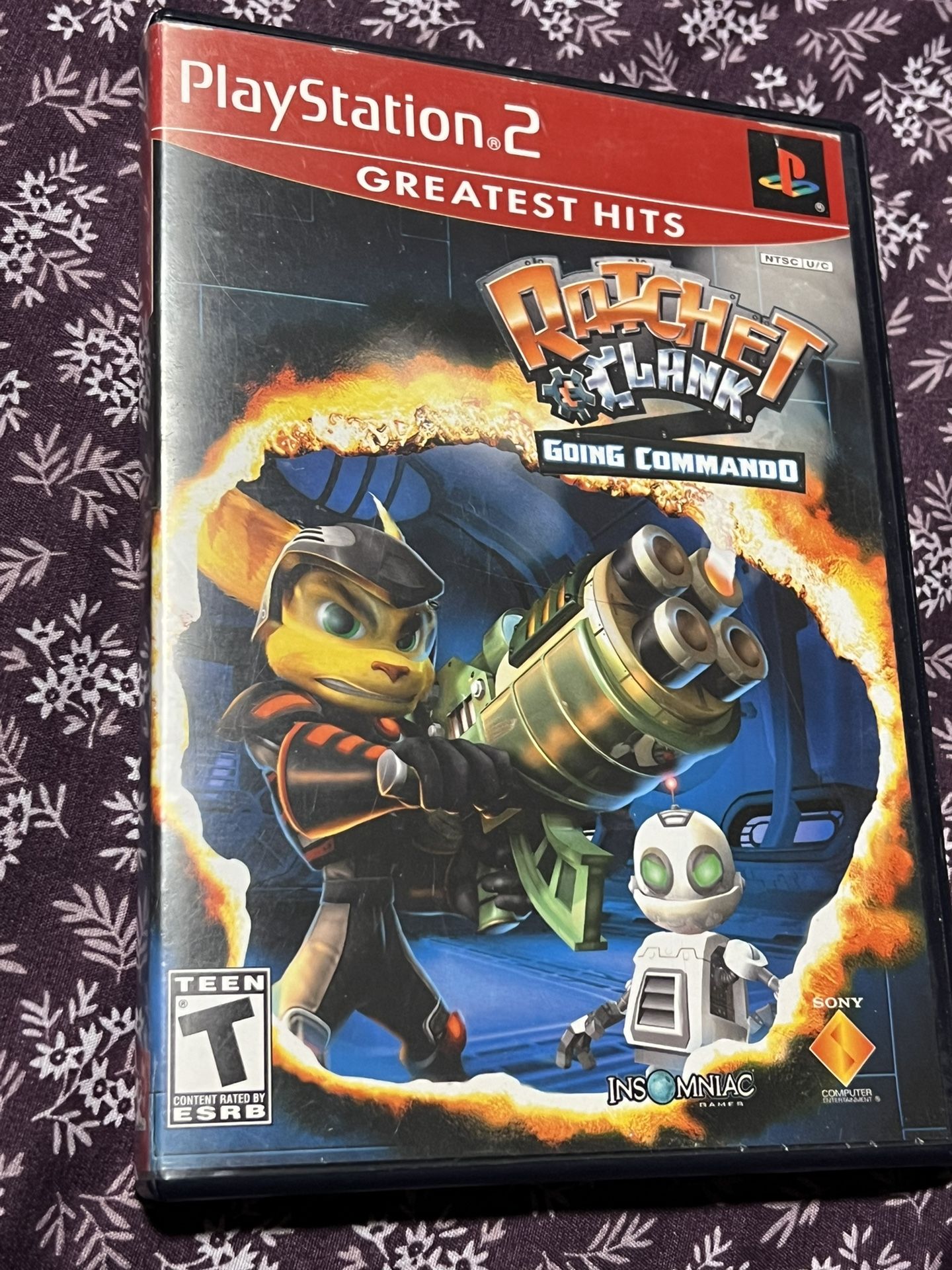 Rachet & Clank Going Commando Ps2 ( No Manual )