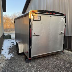 14’ Pull V-Nose Cargo Trailer 