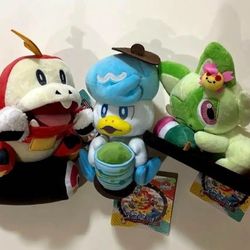 Pokemon World Championships 2023 Yokohama Japan Stuffed Toy plush Ltd WCS 3 set