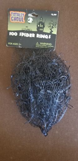 100 spider Rings