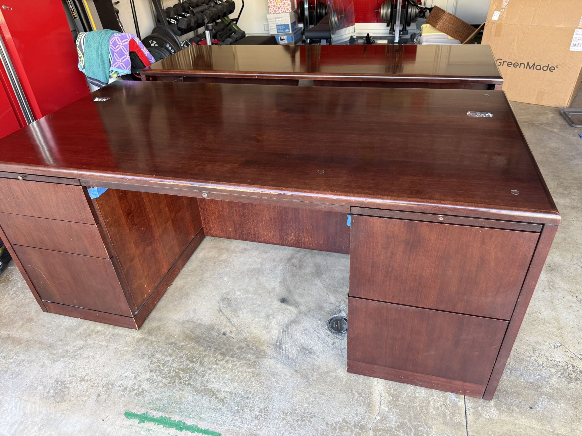 Free Desk and Credenza