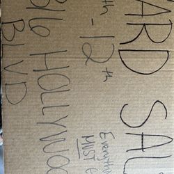 YARD SALE 316 HOLLYWOOD BLVD GALLATIN TN