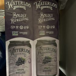Waterloo Sparkling Water Grape And Lemon Lime 