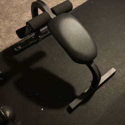 Angled workout bench