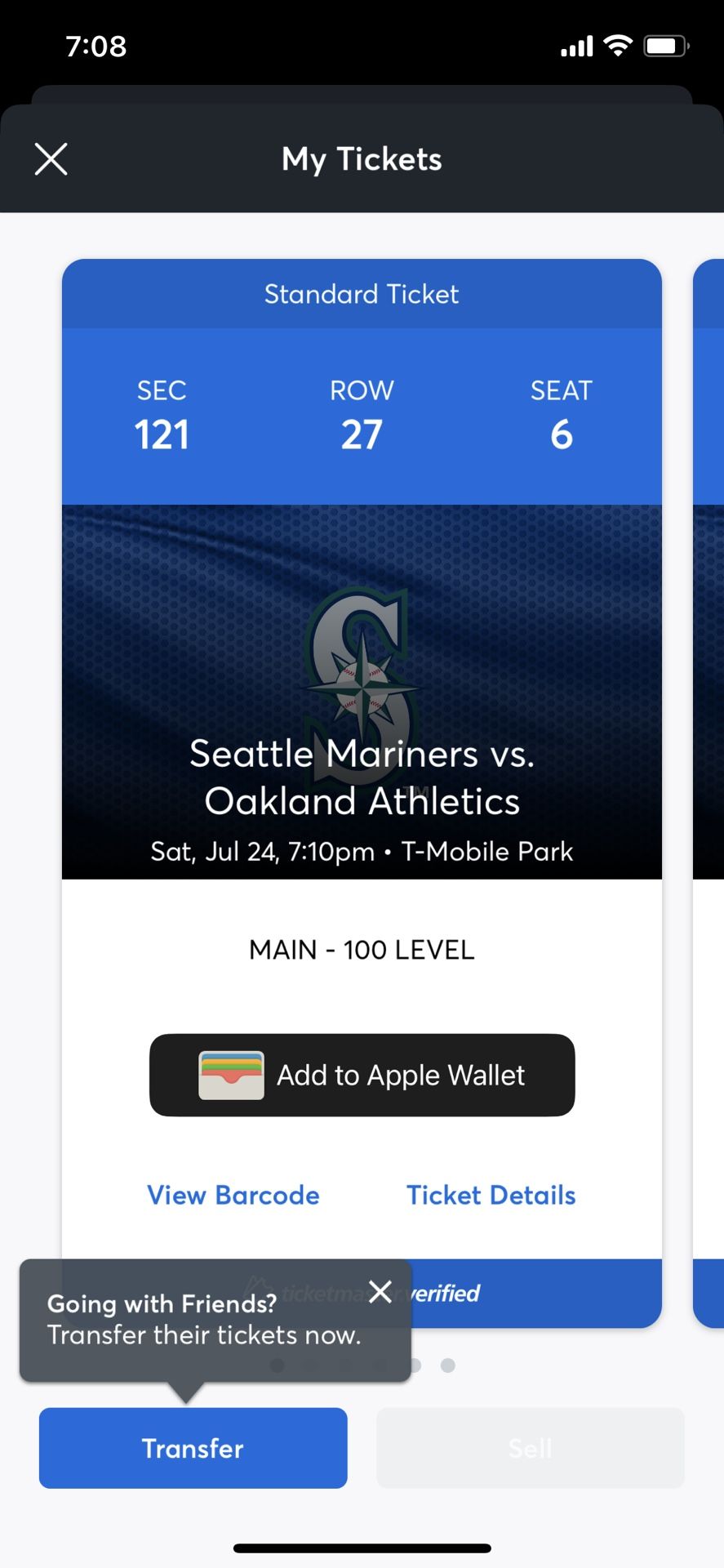 Mariners Tickets