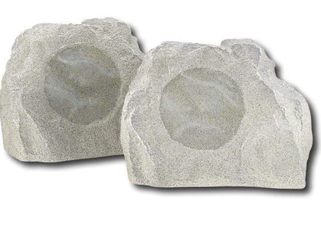 Insignia Simulated Outdoor Rock Speakers (Pair)