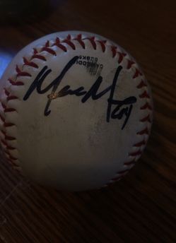 Signed baseball