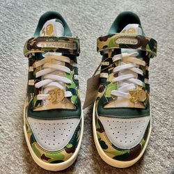 BAPE x Adidas Forum Low 84 '30th Anniversary - Men’s Size 8.5 