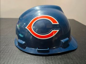 Chicago Bears Football MSA Hard Helmet Construction (Medium)