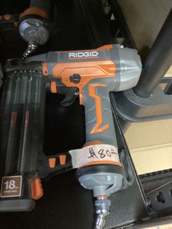 RIDGID Air 18ga Brad Nailer $60