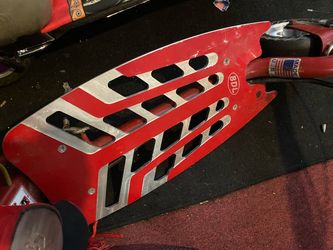 Goped billet deck rare BDL Red Aluminum Skid Plate Guard