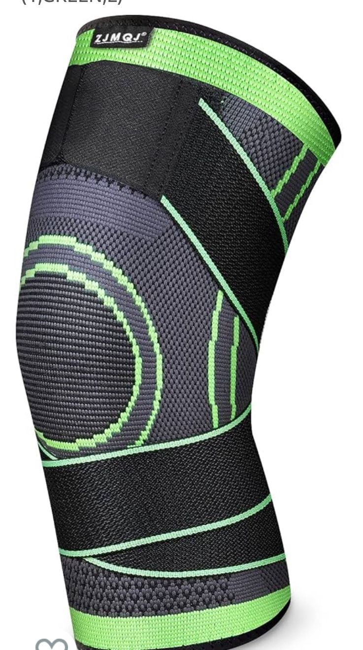 BRAND NEW IN BAG ZJMQJ Knee Sleeve, Professional Knee Brace with Removable Adjustable Straps, Premium Compression Support for Arthritis Pain, Running