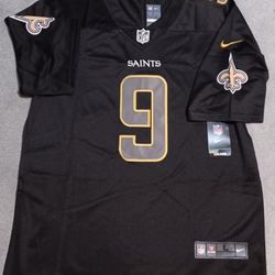 Drew Brees Size Large Jersey Black Gold New Orleans Saints  New