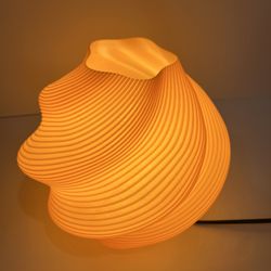 Spiral Table Lamp – Custom Colors & Base Options Available