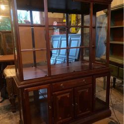 Wood China Cabinet 