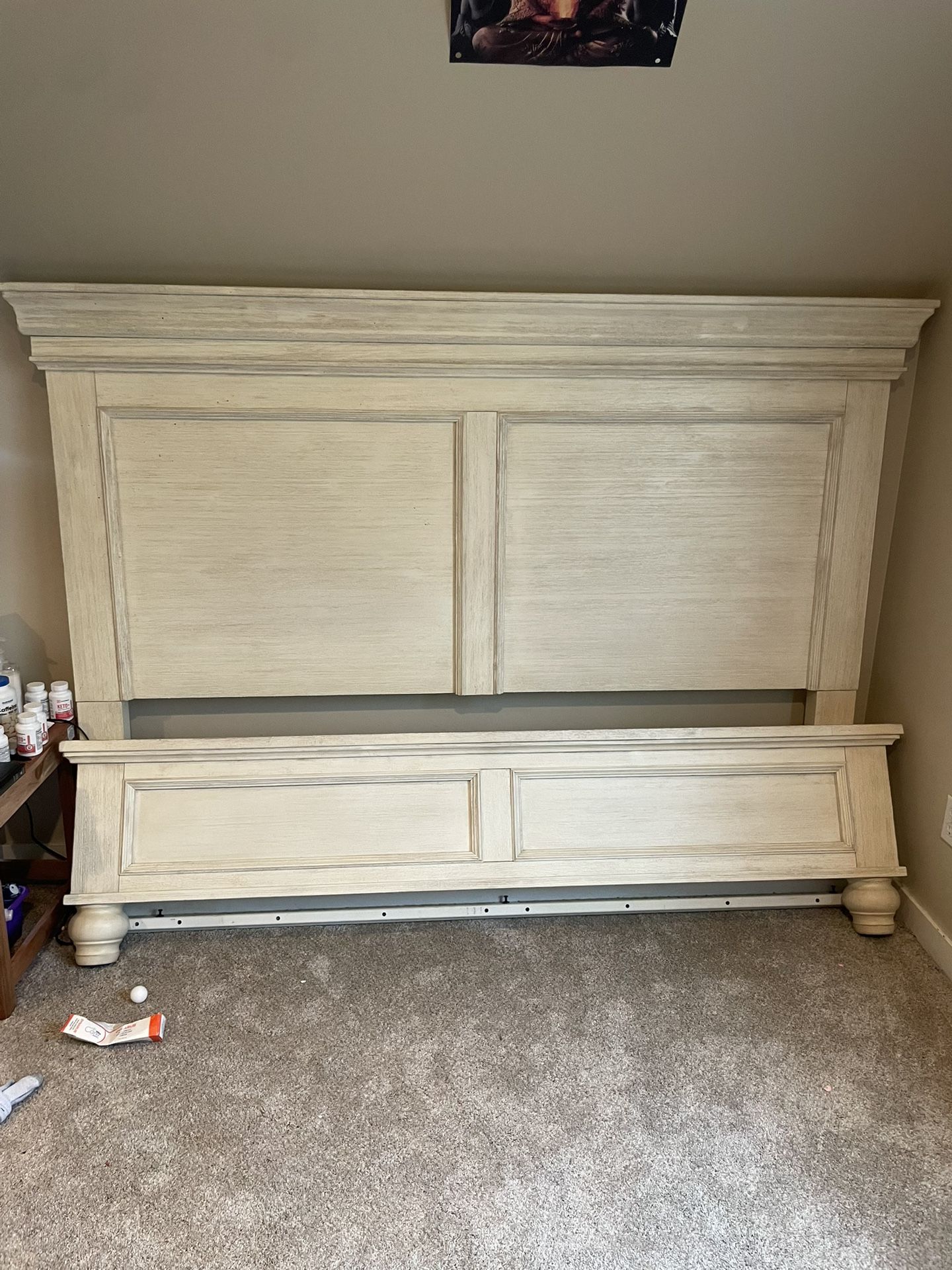 King Bed Frame (with Box Springs)