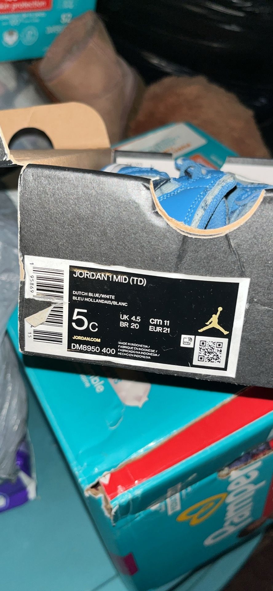 Jordan mid 1 Blue