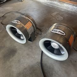 Max Fan Inline Grow Fans – 2 Available – Working