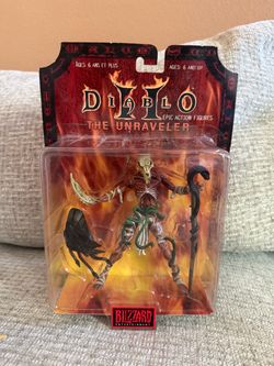 Diablo II The Unraveler Action Figure Blizzard Entertainment 2000 NIB