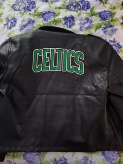 Boston Celtics Leather Jacket