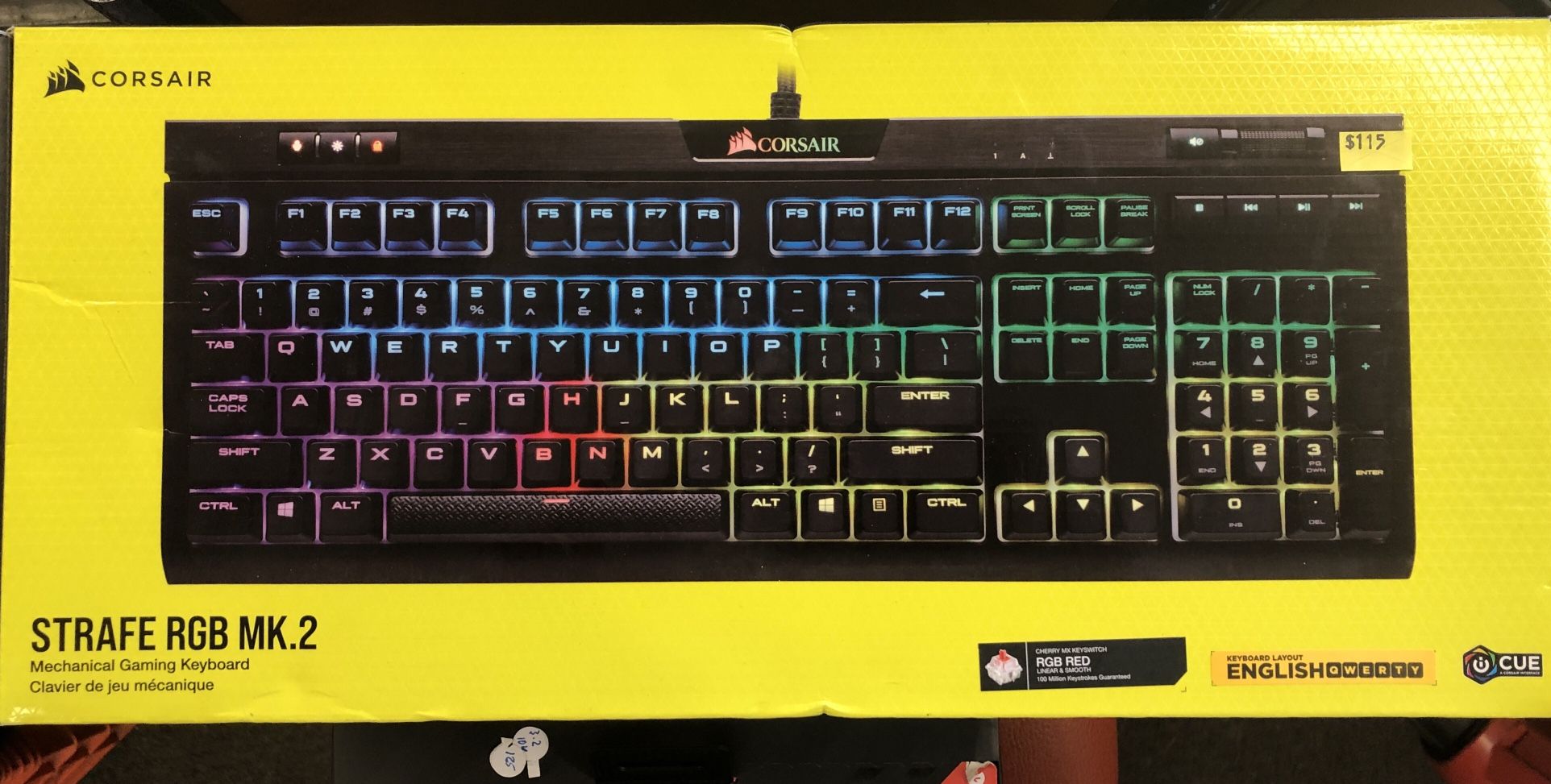 Corsair Strafe RGB MK.2 Gaming Keyboard