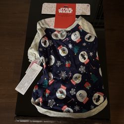 Disney Holiday Star Wars Pattern Disney Tails Pet Dog T Shirt Size Xl