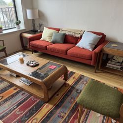 West elm Leon Couch 82”