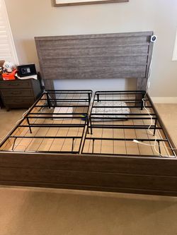 Euro king bed frame