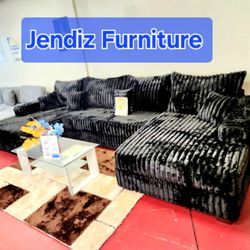 Large Fabric Sectional Couches Furniture Sofa 
