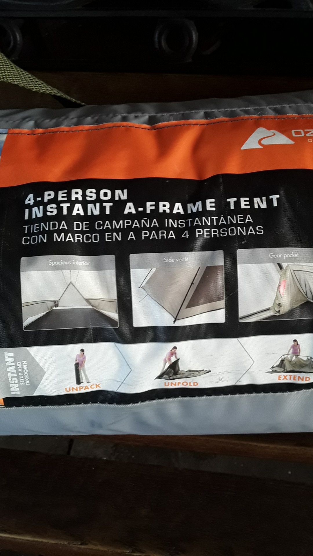 Ozark Trail instant tent